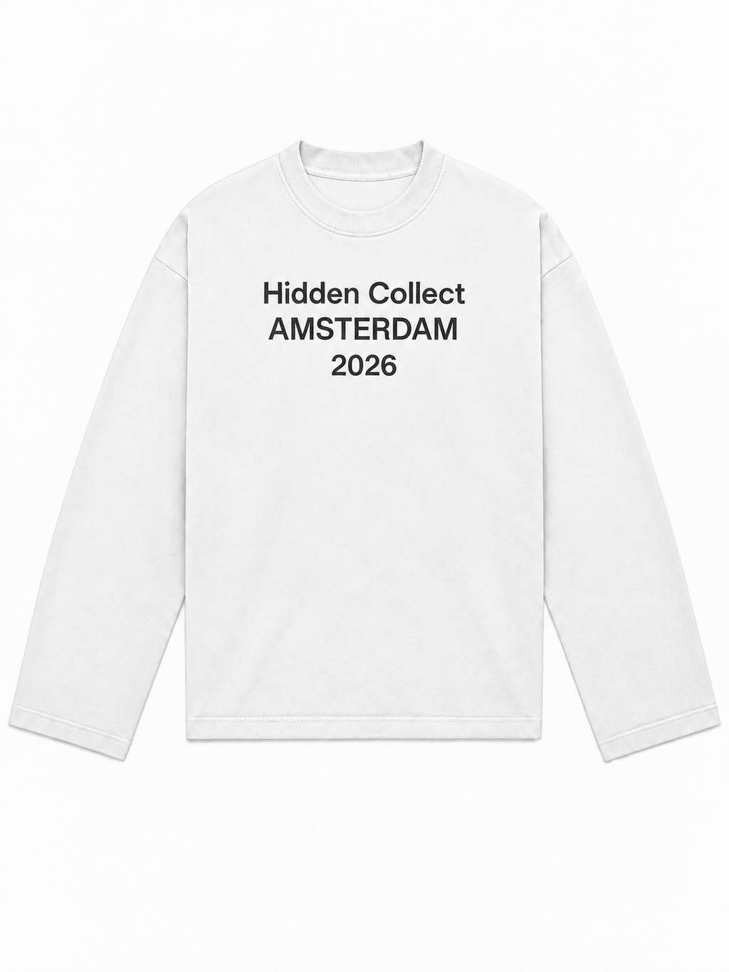 HIDDEN COLLECT X AMS LONGSLEEVE - WIT