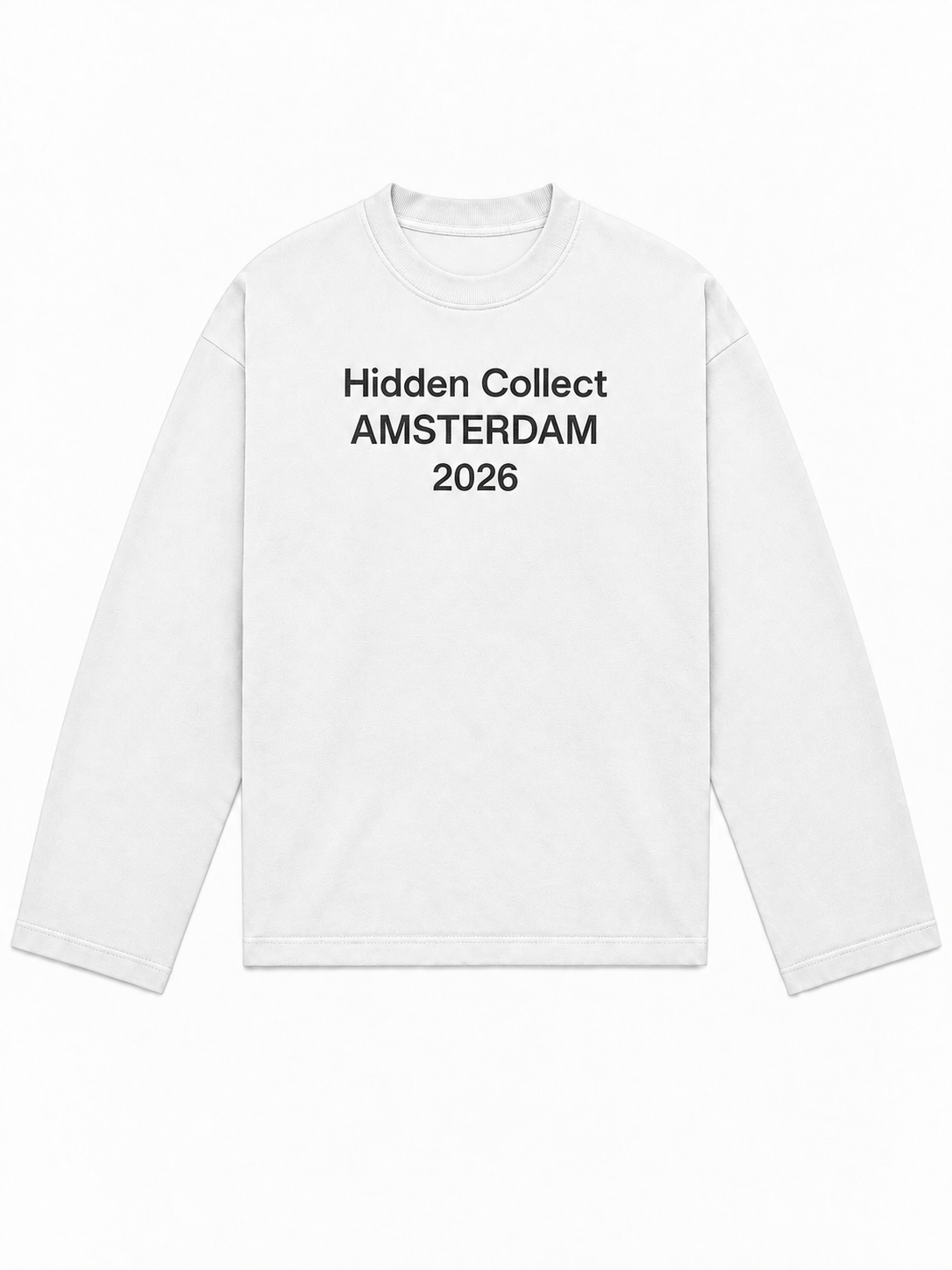 HIDDEN COLLECT X AMS LONGSLEEVE - WIT