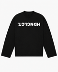 DECODED LONGSLEEVE - ZWART